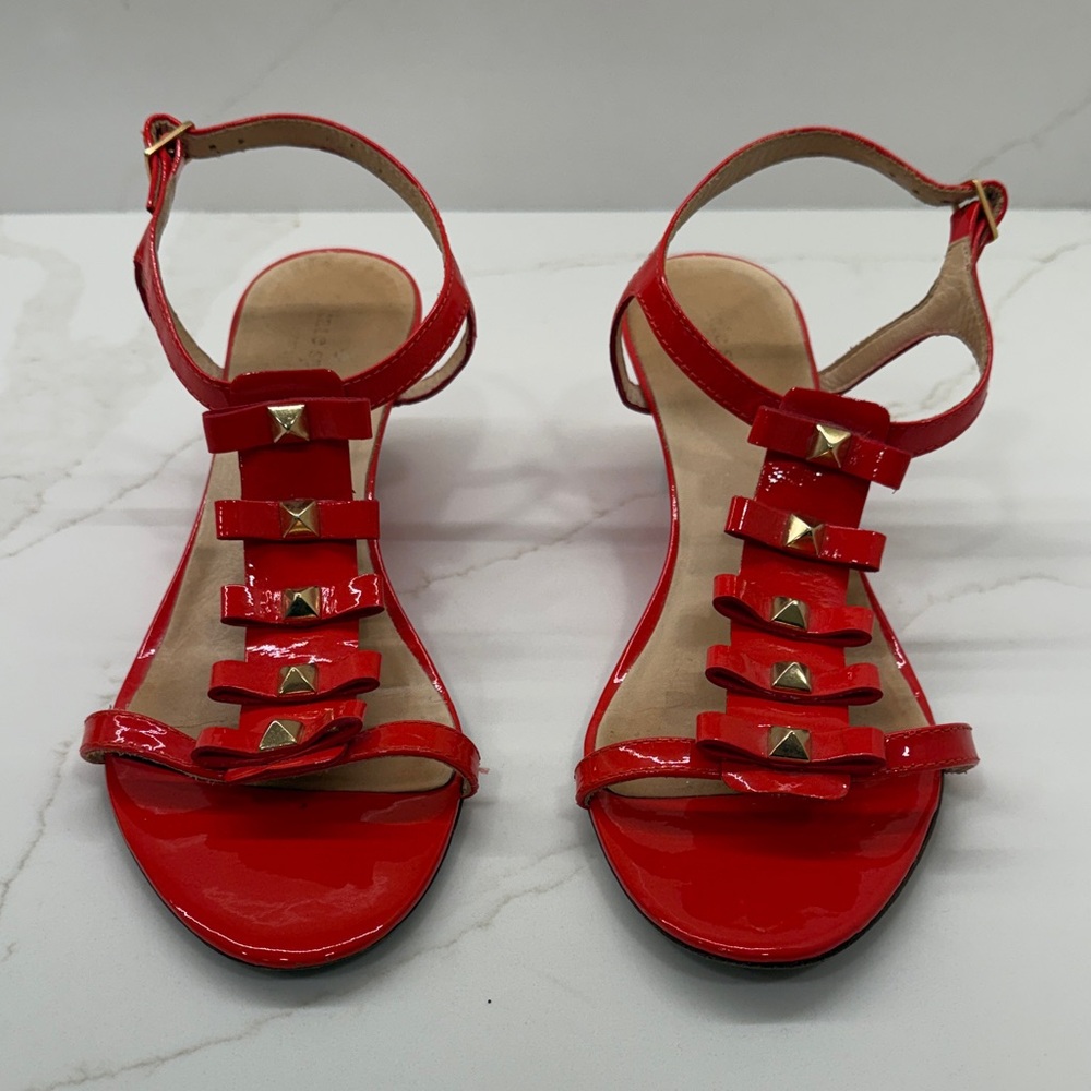 Kate Spade Bright Red Strappy Sandals